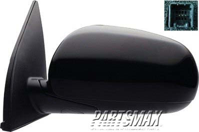 1320 | 2010-2011 HYUNDAI ACCENT LT Mirror outside rear view H/B; Power; PTM | HY1320172|876101E650