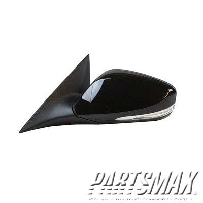 1320 | 2012-2013 HYUNDAI VELOSTER LT Mirror outside rear view Power; Non-Heated; w/o Panoramic; w/Signal Lamp; w/Cover; PTM; see notes | HY1320188|876102V320-PFM