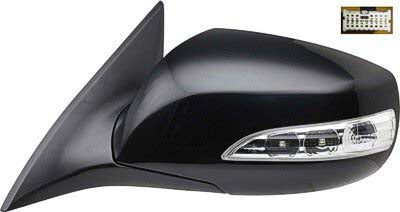1320 | 2010-2016 HYUNDAI GENESIS COUPE LT Mirror outside rear view Non-Heated; w/Side Repeater Lamps; PTM | HY1320192|876102M120