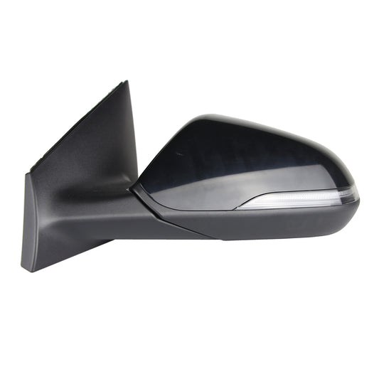 1320 | 2018-2019 HYUNDAI SONATA LT Mirror outside rear view Heated; w/Blind Spot Detection; w/o Memory; w/Signal Lamp; Matte Black; PTM | HY1320238|87610C2520