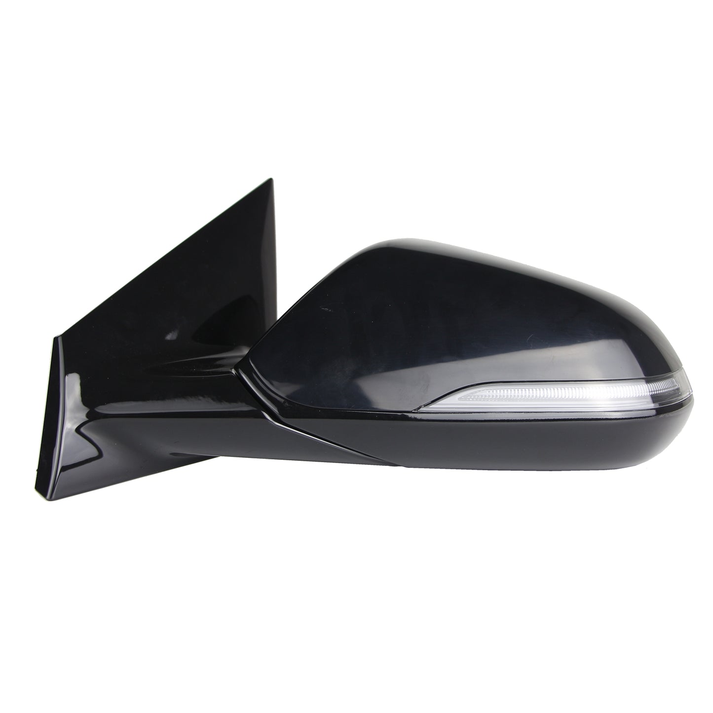 1700 | 2018-2019 HYUNDAI SONATA LT Mirror outside rear view Heated; w/Blind Spot Detection; w/o Memory; w/Signal Lamp; Gloss Black; PTM | HY1320239|87610C2560