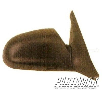 1710 | 2000-2001 HYUNDAI ACCENT RT Mirror outside rear view 4dr sedan; power remote; prime | HY1321121|8762025610