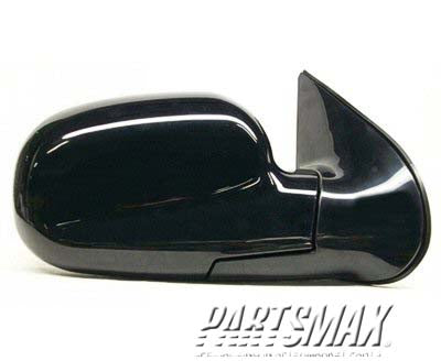 1710 | 2003-2004 HYUNDAI SANTA FE RT Mirror outside rear view BASE; heated power remote; black; from 12/3/02 | HY1321143|8762026821CA