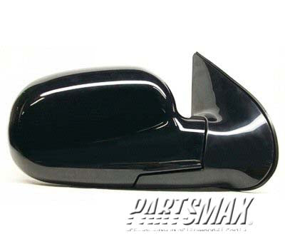 1321 | 2003-2004 HYUNDAI SANTA FE RT Mirror outside rear view BASE; non-heated power remote; black; from 12/3/02 | HY1321144|8762026601CA