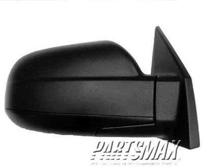 1321 | 2005-2009 HYUNDAI TUCSON RT Mirror outside rear view black; w/power | HY1321151|876202E530