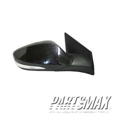 1710 | 2011-2013 HYUNDAI ELANTRA RT Mirror outside rear view Sedan; USA Built; w/Signal Lamp | HY1321178|876203Y000