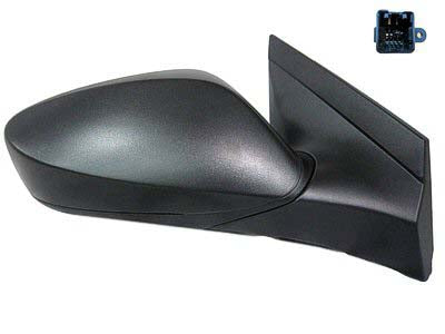 1321 | 2012-2015 HYUNDAI ACCENT RT Mirror outside rear view Power; Non-Heated; w/o Signal Lamps; Textured Black | HY1321181|876201R250