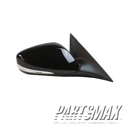 1321 | 2012-2013 HYUNDAI VELOSTER RT Mirror outside rear view Power; Non-Heated; w/o Panoramic; w/Signal Lamp; w/Cover; PTM; see notes | HY1321188|876202V320-PFM