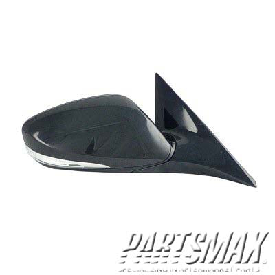 1321 | 2012-2013 HYUNDAI VELOSTER RT Mirror outside rear view Power; Heated; w/Panoramic; w/Signal Lamp; w/Cover; PTM; see notes | HY1321195|876202V350-PFM