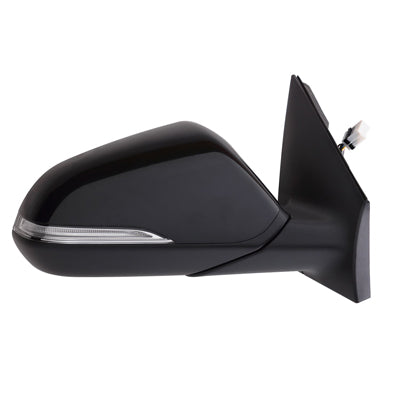 1710 | 2015-2017 HYUNDAI SONATA RT Mirror outside rear view Power; Heated; w/o Blind Spot Detection; w/Signal Lamp; PTM | HY1321204|87620C2010