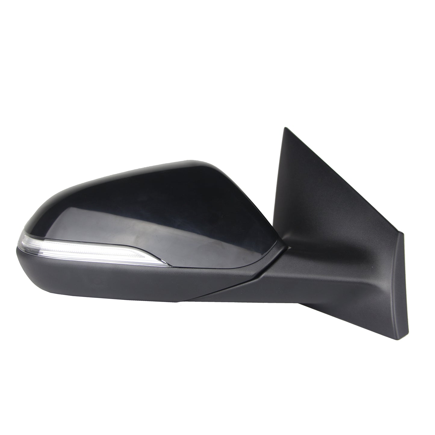 1321 | 2015-2017 HYUNDAI SONATA RT Mirror outside rear view w/BLIS; w/Signal Lamp; w/o Memory; Matte Black Base; PTM | HY1321236|87620C2020