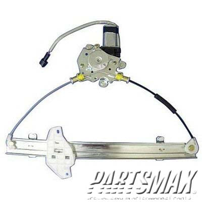 1350 | 1995-1996 HYUNDAI ACCENT LT Front door glass regulator 4dr sedan; w/power; To 3-12-96 | HY1350109|8240322010