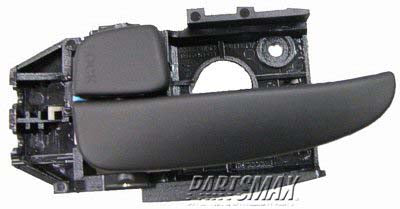 1353 | 2001-2006 HYUNDAI ELANTRA RT Front door handle inside 4dr sedan; GLS/GT; black | HY1353104|826202D000CA