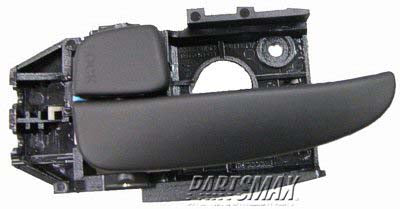 1353 | 2001-2006 HYUNDAI ELANTRA RT Front door handle inside 4dr hatchback; black | HY1353104|826202D000CA