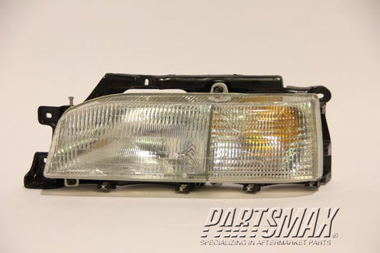 2502 | 1990-1991 HYUNDAI EXCEL LT Headlamp assy composite clear | HY2502101|9210124050