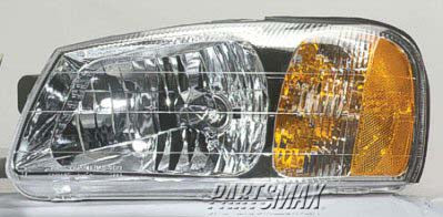 1150 | 2000-2002 HYUNDAI ACCENT LT Headlamp assy composite all | HY2502123|9210125050