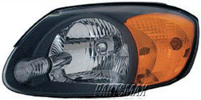 2502 | 2003-2006 HYUNDAI ACCENT LT Headlamp assy composite From 9-1-02; To 3-1-06 | HY2502128|9210125550
