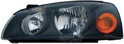2502 | 2004-2006 HYUNDAI ELANTRA LT Headlamp assy composite includes park/signal/marker lamps | HY2502130|921012D550