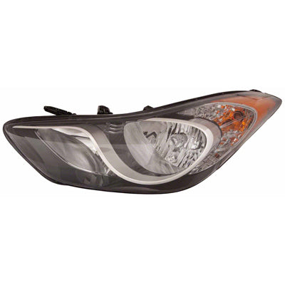 2502 | 2011-2013 HYUNDAI ELANTRA LT Headlamp assy composite Sedan; Korea Built | HY2502164|921013X050