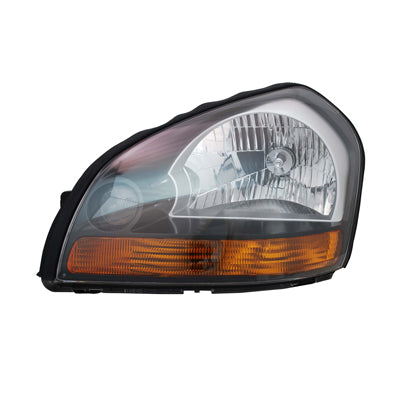 2502 | 2009-2009 HYUNDAI TUCSON LT Headlamp assy composite Orange Reflector; Black Bezel | HY2502165|921012E051