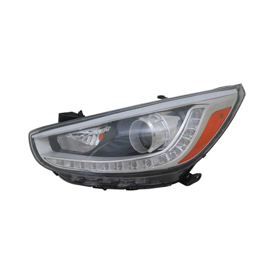 2502 | 2012-2017 HYUNDAI ACCENT LT Headlamp assy composite LED; Projector Type | HY2502191|921011R610