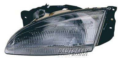 2503 | 1996-1998 HYUNDAI ELANTRA RT Headlamp assy composite all | HY2503112|9210229050