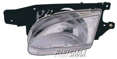 2503 | 1998-1999 HYUNDAI ACCENT RT Headlamp assy composite 4dr sedan | HY2503115|9210222350