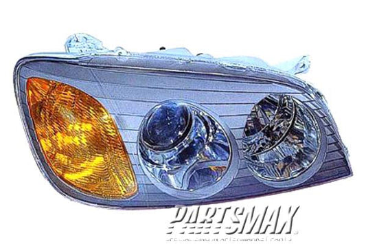 2503 | 2002-2003 HYUNDAI XG350 RT Headlamp assy composite includes park/signal/marker lamps; w/o HID | HY2503120|9210239051