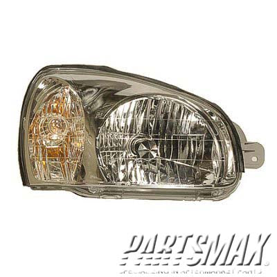 2503 | 2001-2003 HYUNDAI SANTA FE RT Headlamp assy composite includes park/signal lamps; to 3/3/03 | HY2503121|9210226050