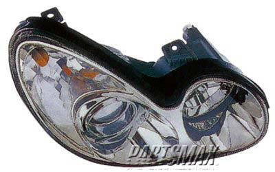 1160 | 2002-2005 HYUNDAI SONATA RT Headlamp assy composite all | HY2503126|921023D050
