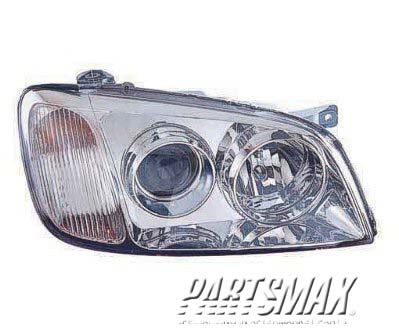 1160 | 2004-2005 HYUNDAI XG350 RT Headlamp assy composite includes park/signal/marker lamps; w/o HID | HY2503131|9210239550