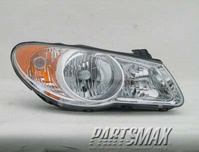 1160 | 2007-2009 HYUNDAI ELANTRA RT Headlamp assy composite Sedan | HY2503138|921022H050