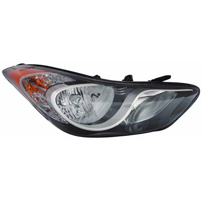 2503 | 2011-2013 HYUNDAI ELANTRA RT Headlamp assy composite Sedan; Korea Built | HY2503164|921023X050