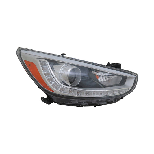 2503 | 2012-2017 HYUNDAI ACCENT RT Headlamp assy composite LED; Projector Type | HY2503191|921021R610