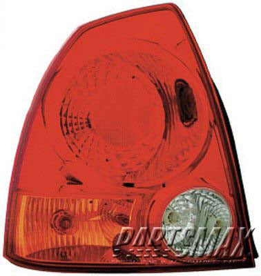 2800 | 2003-2005 HYUNDAI ACCENT LT Taillamp assy 4dr sedan | HY2800122|9240125520