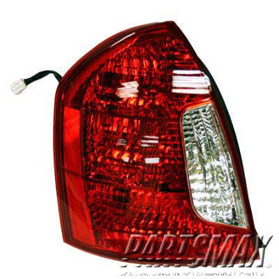 2800 | 2006-2011 HYUNDAI ACCENT LT Taillamp assy Sedan | HY2800136|924011E010