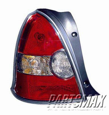 2800 | 2007-2007 HYUNDAI ACCENT LT Taillamp assy 2dr hatchback | HY2800138|924011E210