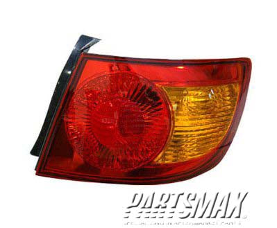 2801 | 2001-2003 HYUNDAI ELANTRA RT Taillamp assy 4dr hatchback | HY2801123|924022D200