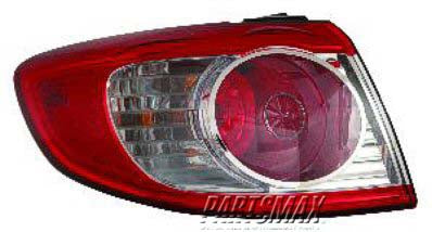 2110 | 2010-2012 HYUNDAI SANTA FE LT Taillamp assy outer  | HY2804117|924010W500