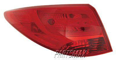 2110 | 2010-2015 HYUNDAI TUCSON LT Taillamp assy outer  | HY2804118|924012S050