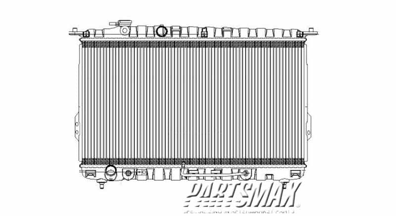 3010 | 1999-2005 HYUNDAI SONATA Radiator assembly w/auto trans | HY3010126|2531038055
