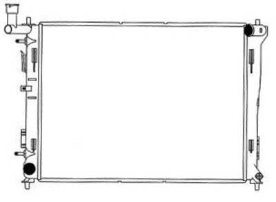 3010 | 2007-2010 HYUNDAI ELANTRA Radiator assembly w/auto trans | HY3010158|253102H050