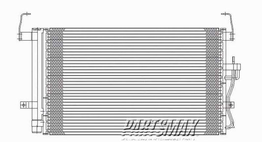 3030 | 2001-2006 HYUNDAI ELANTRA Air conditioning condenser all | HY3030101|976062D000