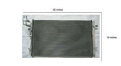 3030 | 2009-2012 HYUNDAI GENESIS Air conditioning condenser Sedan | HY3030141|976063N160