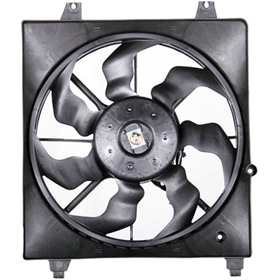 3115 | 2007-2009 HYUNDAI SANTA FE Radiator cooling fan assy left side; 2.7L engine; w/towing package | HY3115115|253802B000