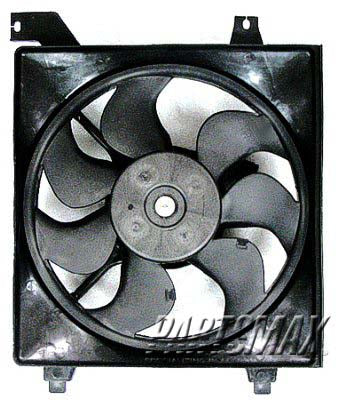 3115 | 2006-2011 HYUNDAI ACCENT Radiator cooling fan assy 4dr sedan | HY3115122|253801E100