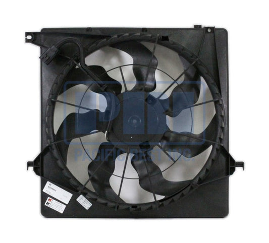 3115 | 2013-2018 HYUNDAI SANTA FE SPORT Radiator cooling fan assy 2.0L; w/Turbo | HY3115141|253804Z500