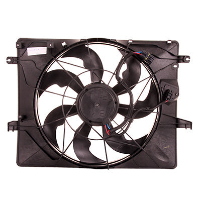 3115 | 2013-2014 HYUNDAI GENESIS COUPE Radiator cooling fan assy 2.0L; Single Fan Assy | HY3115147|253802M500