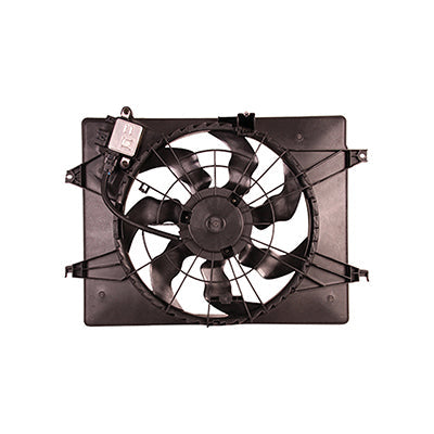 3115 | 2011-2013 HYUNDAI SONATA Radiator cooling fan assy Exc HYBRID; 2.4L; A/T | HY3115149|253804R500