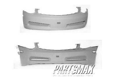 250 | 2003-2007 INFINITI G35 Front bumper cover 2dr coupe; prime | IN1000122|62022AM840